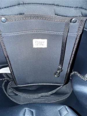 Athleta Diem Black Neoprene Bucket Bag Backpack thumbnail 8