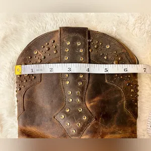 Ariat Womens Rhinestone Cowgirl Boots in Sassy Brown Size 7 thumbnail 11