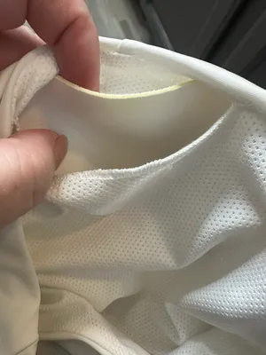 Nike Air Swoosh 1/2 Zip White Sports Bra, Size 2XL thumbnail 13