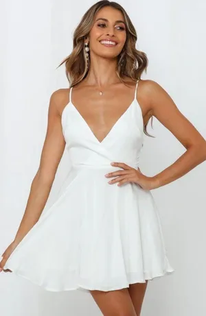 Hello Molly White Dress thumbnail 1