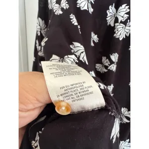 Maeve‎ Anthropologie Emory Bow Printed button down top size US12 (large) thumbnail 7