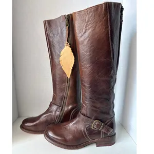 Bed Stu Glaye Tall Riding Knee High Boots Rustic Teak 8.5 thumbnail 5