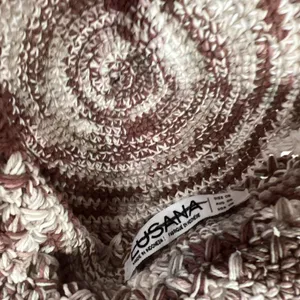 NEW One Size Free People Lusana Boca Wide Brim Woven Cotton Shade Hat in Mocha thumbnail 3