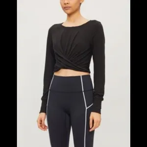 Free‎ People Movement Undertow Long Sleeve Crossover Twist Front T-shirt Small thumbnail 2