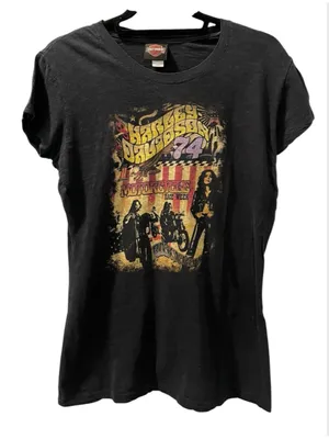 Harley Davidson NWOT Rock N Roll 70's Theme Short Sleeve T-Shirt Size XXL Biker thumbnail 1
