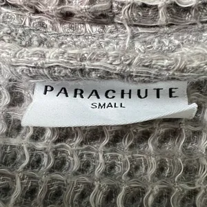 Parachute Robe Womens Small Waffle Knit Open Front 100% Cotton Breathable Cozy thumbnail 2