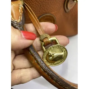 dooney and bourke vintage classic brown leather cr thumbnail 9