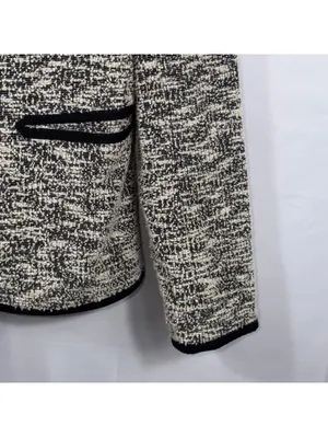 Cartonnier Anthropologie Tweed Blazer Jacket Size 8 thumbnail 4