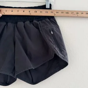 Lululemon Run Track Attack Running Shorts Black Athletic Women's Size 6 thumbnail 12