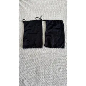 Prada Black Satin Drawstring Dust Bags Set of 2 for Shoes or Accessories thumbnail 3