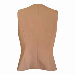 OGL Coffee Brown Longline Button Front Tailored Vest NWT Medium Menswear thumbnail 6