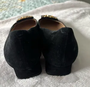 Tory Burch Black Suede Shoes thumbnail 7