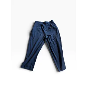 L.L. Bean Knit Pants M Blue Relaxed Straight Leg Elastic Waist Pockets thumbnail 2