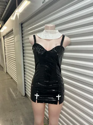 Sexy nun (different sizes Black Size undefined thumbnail 11