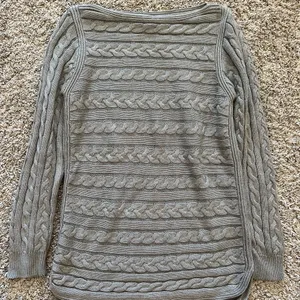 Lauren Ralph Lauren Gray Cable Knit Sweater thumbnail 1