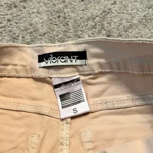 Vibrant Khaki Pops Cargo Pants Sand Beige‎ Wide Leg High Rise Small NEW thumbnail 7