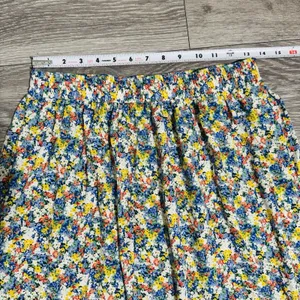 Cynthia Rowley Vintage‎ Floral Cottagecore Bohemian Layered High Waist Skirt M thumbnail 9