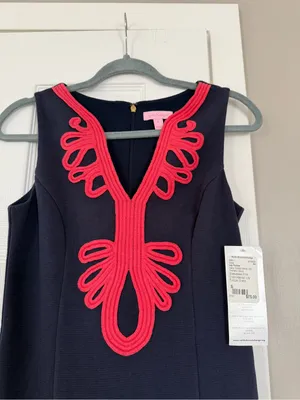 Lilly Pulitzer Embroidered Shift Midi Dress thumbnail 3