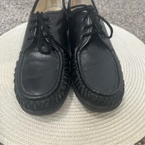 SAS Bounce Comfort Wedge Black Leather Handsewn‎ Walking Shoes Women Sz 11M thumbnail 8