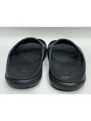 Crocs Baya II Slide Sandals Womens Size 6 Black Athletic Slip On Shoes thumbnail 4