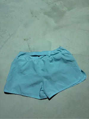 Nike Women's Light Blue Athletic Running Shorts medium thumbnail 6