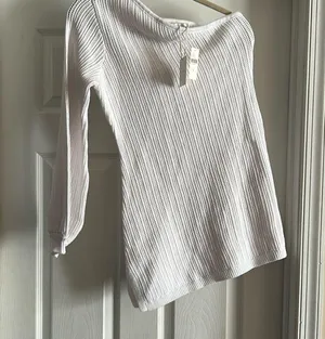 Anthropologie Flat White One-Shoulder Crochet Mini Dress thumbnail 4