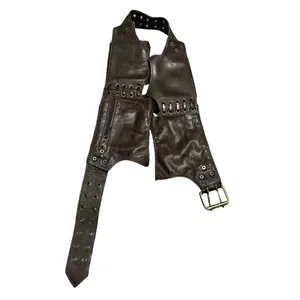 Steampunk Leather Utility Hip Belt Waist Bag Pouch Cosplay Viking Pirate thumbnail 2