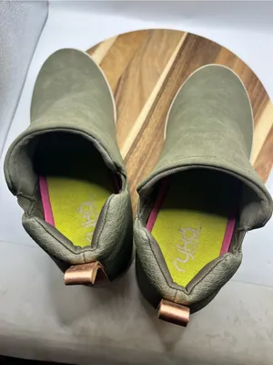 Ryka Lifestyle Vera Olive Army Green Wedge Sneaker Bootie Shoe Sz. 9W thumbnail 6