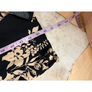 REFORMATION Black Floral Midi Crimini‎ Dress Size 0 thumbnail 8
