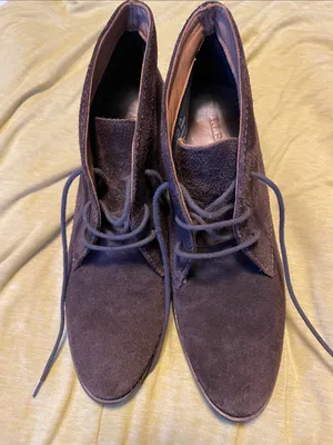 L.L. Bean Women's Suede Ankle Boots - Dark Brown thumbnail 1