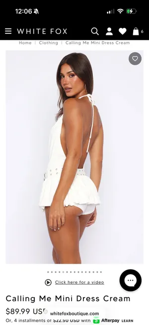 White Fox Boutique Calling Me Mini Dress thumbnail 4