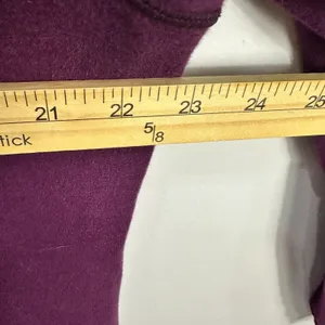 Lucy Zip Up Reversible Sweatshirt Jacket‎ Womens XL Purple Gym Lounge Athleisure thumbnail 5