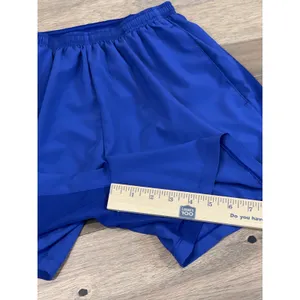 Nike Dri Fit Blue Running Shorts Elastic Waist Hidden Drawstring Womens Size S thumbnail 6