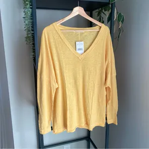 NWT Free People We The Free On My Mind Oversized Long Sleeve Tee Shirt thumbnail 2