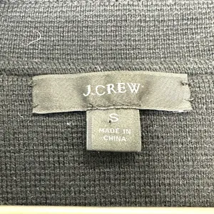 J. Crew Black Sophie Open-Front Sweater-Blaze Size Small thumbnail 3