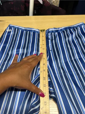 Lauren Ralph Lauren Gatsby II Striped Satin Pajama Lounge Pants Size M thumbnail 10