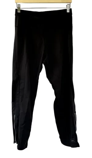 REI black sweatpants women's size M short‎ pockets nylon hiking workout pants thumbnail 1