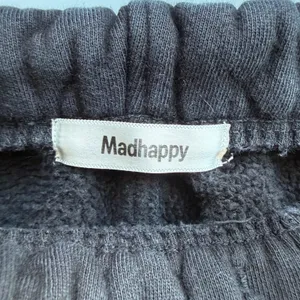 Madhappy Womens Heritage Sweatshorts Black Cotton Fleece Logo Shorts Size‎ M thumbnail 5
