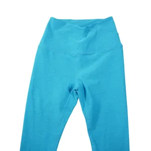 Beyond Yoga Size XS Teal Blue Spacedye Crossover High Waisted Leggings Turquoise thumbnail 2