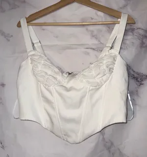 White Fox Boutique White Bustier  thumbnail 1