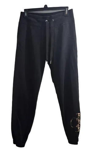 Calvin Klein Pants Womens Size Small Black Joggers‎ Drawstring Waist Athleisure thumbnail 1