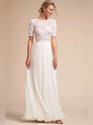NEW BHLDN Anthropologie Jive Top Lace Bridal Wedding Blouse Top White Floral thumbnail 2