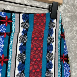 Anthropologie Maeve Women's Tearoom Boho Patterned Knit Pencil Skirt - Size XS thumbnail 3