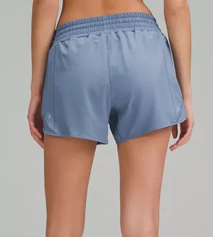 Lululemon Hotty Hot Shorts 4” Lined Color Oasis Blue thumbnail 5