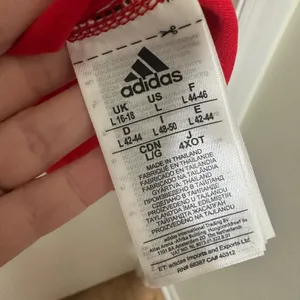 Adidas x NC State | NWT Woman's Wolfpack Red Tuffy Logo Quarter Zip Pullover, L thumbnail 9