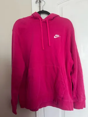 Hot Pink Nike Hoodie Women’s thumbnail 1