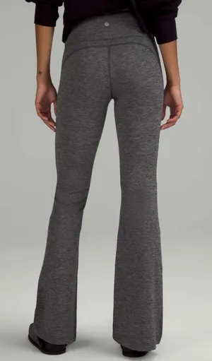 Lululemon Groove Super-High-Rise Flared Pant Nulu, Heathered Graphite Grey thumbnail 1