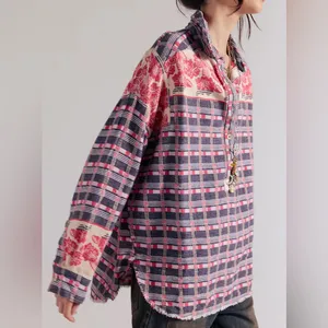 NWT Free People We The Free Arizona Sky Floral Jacquard Pullover thumbnail 3