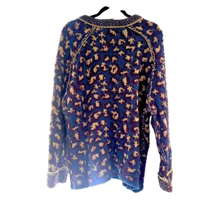 FREE PEOPLE Little Animal Oversized‎ Pullover Sweater Medium thumbnail 5
