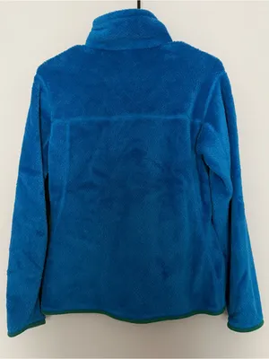 Patagonia Blue Fleece Pullover with Green Pocket Accent thumbnail 5